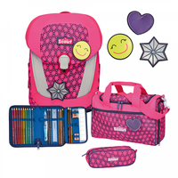 SCOUT Sunny II Neon Safety 4-tlg. pink glow