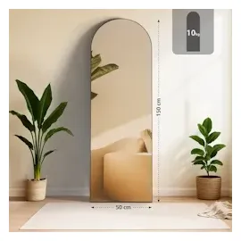 CLP Spiegel Moline, schwarz-matt/150x50 cm