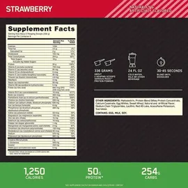 Optimum Nutrition Serious Mass Schokolade Pulver 5600 g