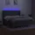 vidaXL Boxspringbett 180 x 200 cm Dunkelgrau