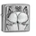 Zippo Sturmfeuerzeug - Stocking Girl, Brushed Chrome, Emblem - Nachfüllbar - Wiederverwendbar - Windfestes Design - Geschenkbox - Made in USA