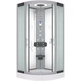 AcquaVapore Komplettdusche Duschkabine Fertigdusche Dusche D58-20M0-EC 100x100 cm mit 2K Scheiben Versiegelung