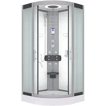 AcquaVapore Komplettdusche Duschkabine Fertigdusche Dusche D58-20M0-EC 100x100 cm mit 2K Scheiben Versiegelung