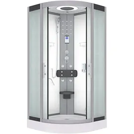 AcquaVapore Komplettdusche Duschkabine Fertigdusche Dusche D58-20M0-EC 100x100 cm mit 2K Scheiben Versiegelung