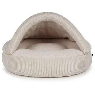 Cord Hundehöhle Timon Größe M Creme Standard Füllung