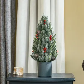Homcom Künstlicher Weihnachtsbaum Grün 47 cm