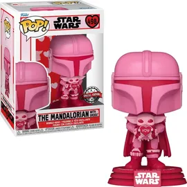 Funko POP! Star Wars - The Mandalorian with Grogu Valentine Star Wars 498)