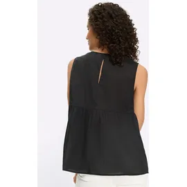 Heine Blusentop beige/schwarz 36