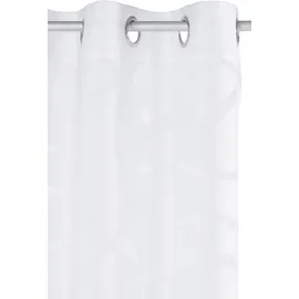 Bruno Banani Gardine BRUNO BANANI "Tilo" Gr. 4, weiß, B:140cm H:245cm, Ausbrenner, Polyester, Viskose, Gardinen, Gardine, transparent, Ausbrenner, gewebt, verschiedene Größen, Topseller