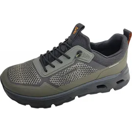 Salamander BRILON Herrenschuhe Slipper sportlicher Schnürer Grün Freizeit, Schuhgröße:40 EU