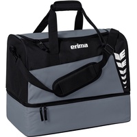 Erima Six Wings Sporttasche mit Bodenfach, Slate Grey/schwarz, M
