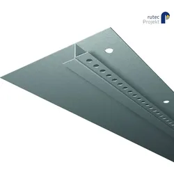 Rutec Projekt Trockenbauprofil TP126/15, für LED Strips bis 1.3cm Breite, Zinkblech, 200cm RUP-PFG345