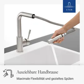 Villeroy & Boch Steel Shower Window Einhebelmischer Edelstahl