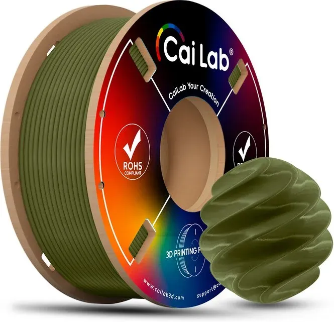 CAILAB 3D-Drucker Filament PLA+ Bio - Olivgrün