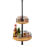 bremermann Standregal Teleskop 2 Regale Schwarz