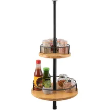 bremermann Standregal Teleskop 2 Regale Schwarz