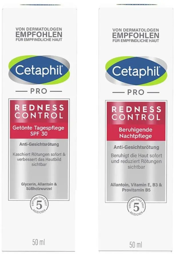 Cetaphil Pro RednessControl Getönte Tagespflege + Nachtpflege