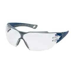 uvex pheos cx2 Schutzbrille, kratzfest, chemikalienbeständig 9198275 , Farbe: blau / grau