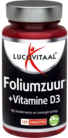Lucovitaal Folsäure + Vitamin D3 Bei Kinderwunsch Und Schwangerschaft 120 Tabletten