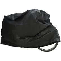 Relaxdays Fahrradgarage 200 x 115 cm, schwarz, reißfeste Schutzhülle, Sonnenschutz