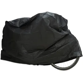 Relaxdays Fahrradgarage 200 x 115 cm, schwarz, reißfeste Schutzhülle, Sonnenschutz