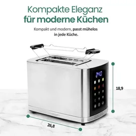 EMERIO Toaster Silber