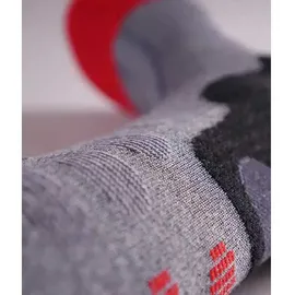 Lenz Heat Sock 5.1 Heizsocken 42-44 Grau/Rot