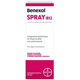 Benexol Spray Integratore alimentare di Vitamina B12 ad Alto Dosaggio