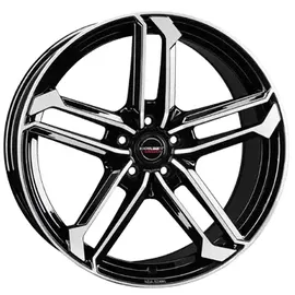 Borbet ATX 8,0 x 19 5 x 112 ET55 MB66,5 Schwarz Poliert