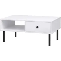 raumhirsch furniture Couchtisch Venus Weiß Holzwerkstoff 91 x 43 x 43 cm