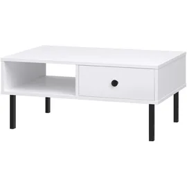raumhirsch furniture Couchtisch Venus Weiß Holzwerkstoff 91 x 43 x 43 cm