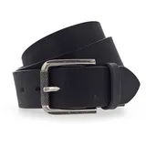 Mustang Herrengürtel Leder schwarz 115 cm