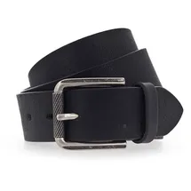 Mustang Herrengürtel Leder schwarz 115 cm