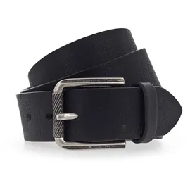 Mustang Herrengürtel Leder schwarz 115 cm