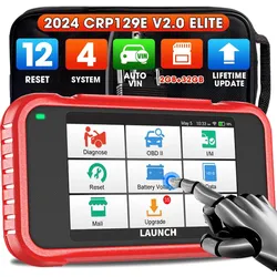 LAUNCH CRP129E V2.0 OBD2 Mehrmarken-Autodiagnose mit 4 Systemen und 12 Neustartdiensten