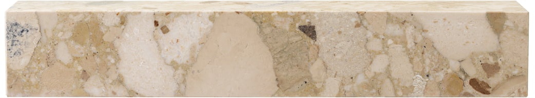 Audo - Plinth Wandregal, L 60 cm, sand (Kunis Breccia)