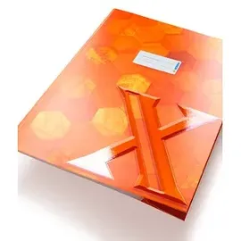 Herma Heftumschlag X orange Karton DIN A4, 1 St.