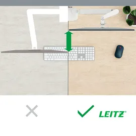 Leitz Laptop-Monitor-Halterung Ergo Grau