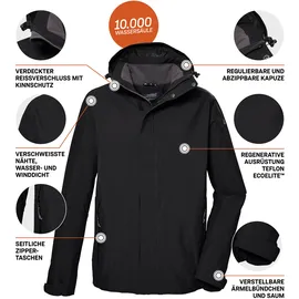 KILLTEC Herren Funktionsjacke KOS 87 MN JCKT, schwarz M