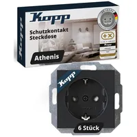 Kopp ATHENIS Anthrazit 6 Stück
