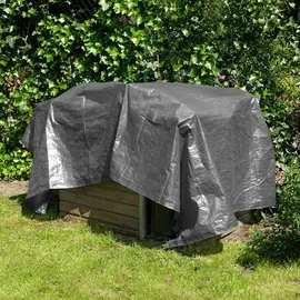 Zill Gewebeplane 5 x 6 m grau 280g|m2 Typ 480506 - Grau