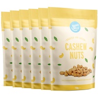 Amazon-Marke: Happy Belly geröstet und gesalzen Cashew nüsse, 150g (6er-Pack)