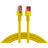 EFB-Elektronik EFB K5511.0,25 RJ45 Patchkabel Cat.6 S/FTP LSZH gelb 0,25m geS/FTP