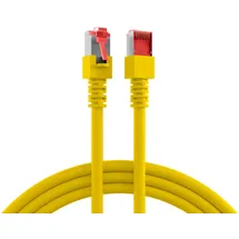EFB-Elektronik EFB K5511.0,25 RJ45 Patchkabel Cat.6 S/FTP LSZH gelb 0,25m geS/FTP