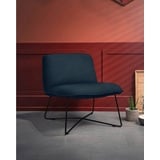 furninova Loungesessel »Fly«, gemütlicher Loungesessel im skandinavischen Design blau