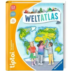 Ravensburger tiptoi Weltatlas, Geographie, Deutsch, Hardcover, 24 Seiten
