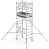 Altrex MiTower 1-Personen-Gerüst Aluminium mit Holzplattform, 0,75x1,27m 4,20m AH