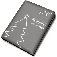 CNC Adventskalender 2024 Beauty Kosmetik Ampullen Hyaluron Frauen Damen Pflege Serum Kalender Hyaluronsäure Kollagen Geschenk Geschenkset - Silber