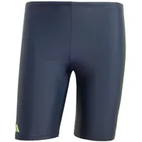 Adidas Classic 3-Streifen Jammer-Badehose Legend Ink / Lucid Lemon L/XL