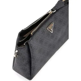 GUESS Handtasche NOELLE Tri Compartment Coal Logo - Schwarz